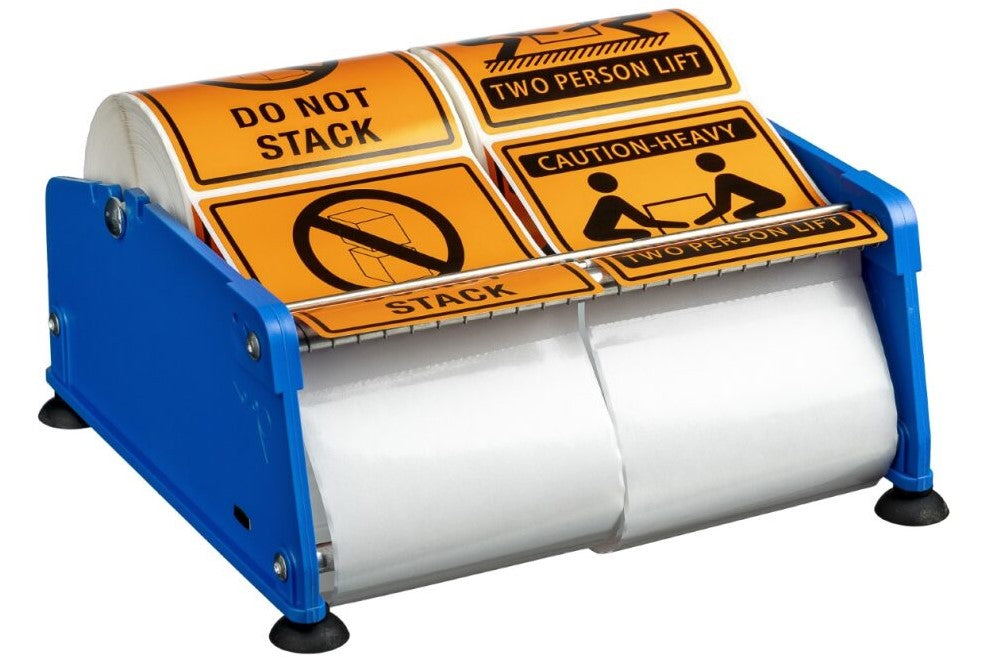 Adhesive Label Dispenser - Blue, 200mm Width (Per Each)