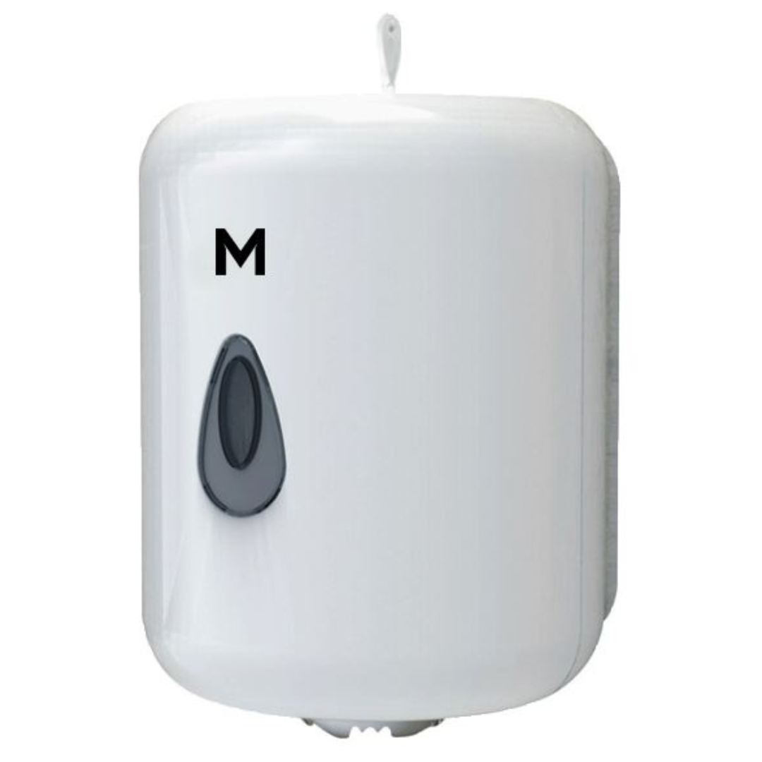 Centre Feed Towel Dispenser - White, 1 Roll Capacity (Per Each)