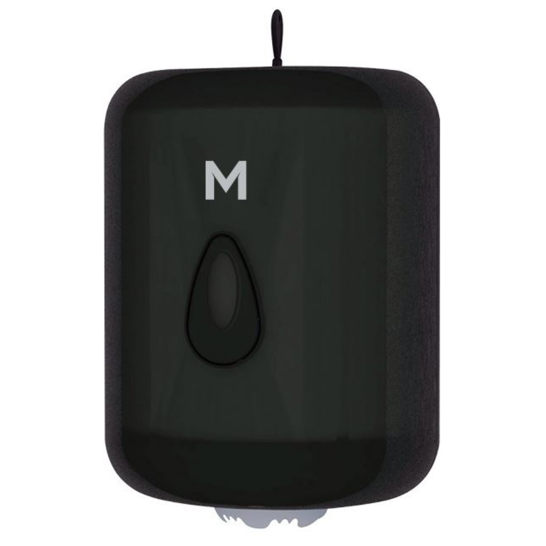Centre Feed Towel Dispenser - Black, 1 Roll Capacity (Per Each)