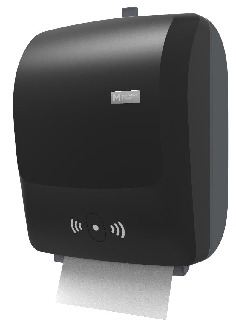 Automatic Cut Roll Feed Dispenser - Black, 1 Roll Capacity (Per Each)