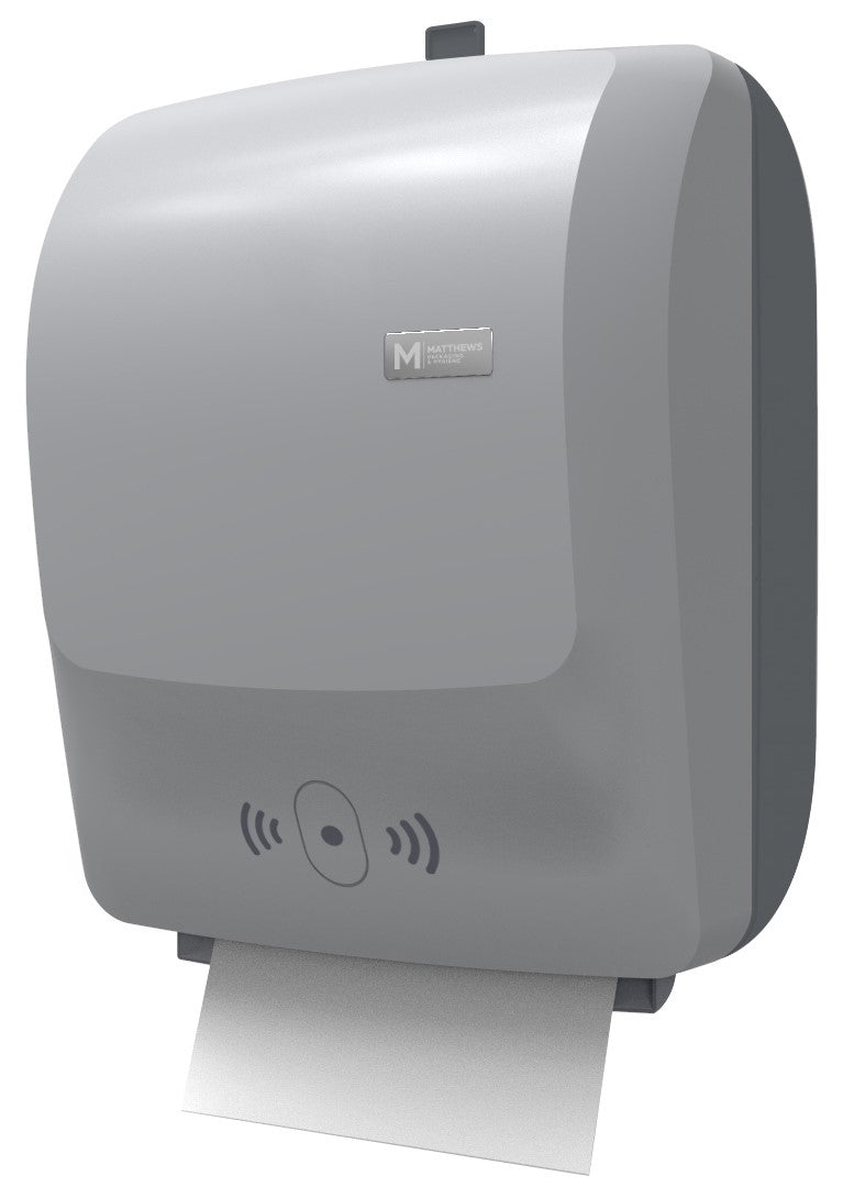 Automatic Cut Roll Feed Dispenser - Silver, 1 Roll Capacity (Per Each)