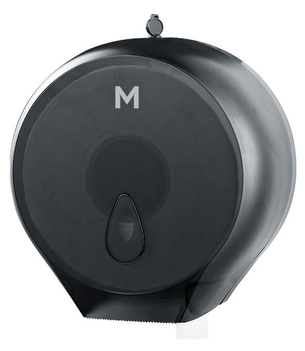 Single Jumbo Roll Dispenser - Black, 1 Roll Capacity (Per Each)