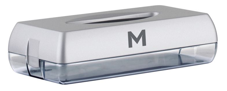 Flat Tissue Dispenser - Silver, 100 Sheet Capacity (Per Each)
