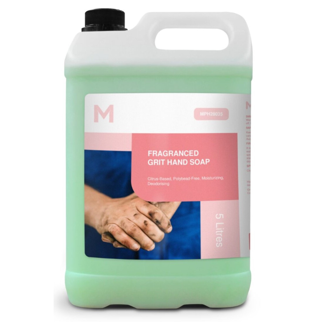 Fragranced Grit Hand Soap - Green, 5L Refill Bottle (Per Bottle)
