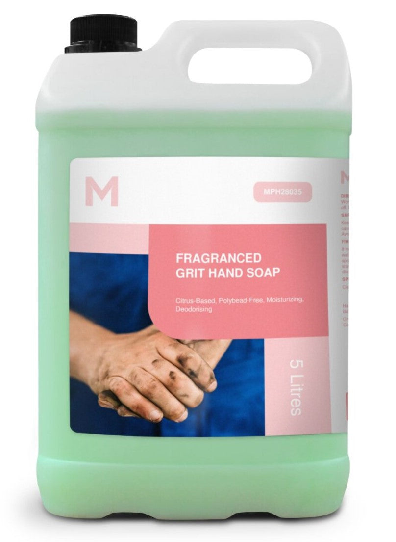 Fragranced Grit Hand Soap - Green, 5L Refill Bottle (Per Bottle)