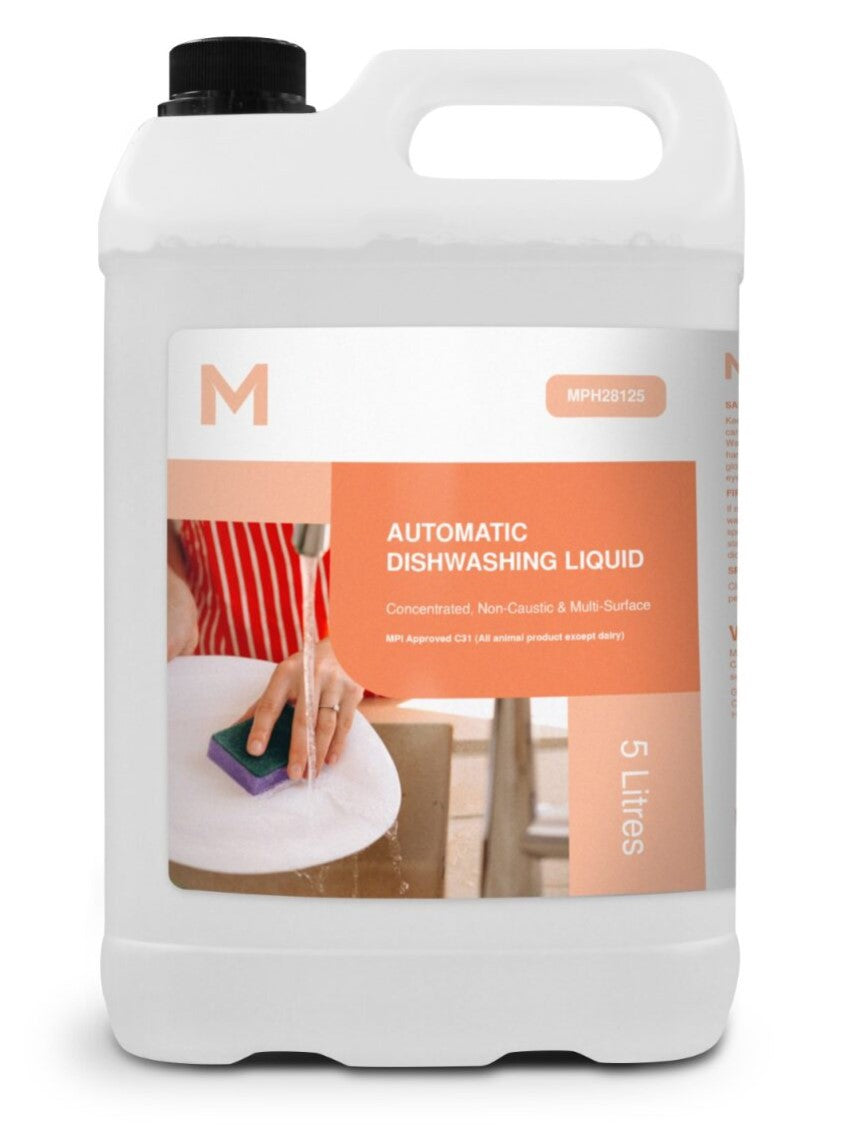 Automatic Dishwashing Liquid - Clear, 5L Refill Bottle (Per Bottle)