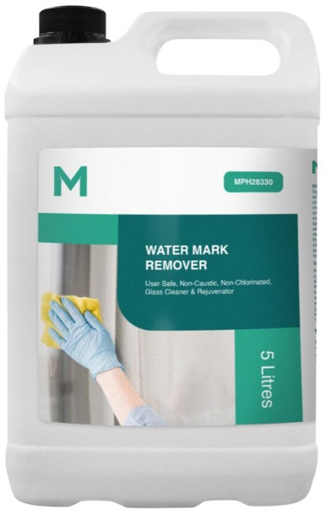 Water Mark Remover - White, 5L Refill Bottle (Per Bottle)