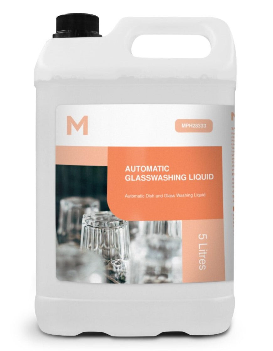 Automatic Glasswashing Liquid - Clear, 5L Refill Bottle (Per Bottle)