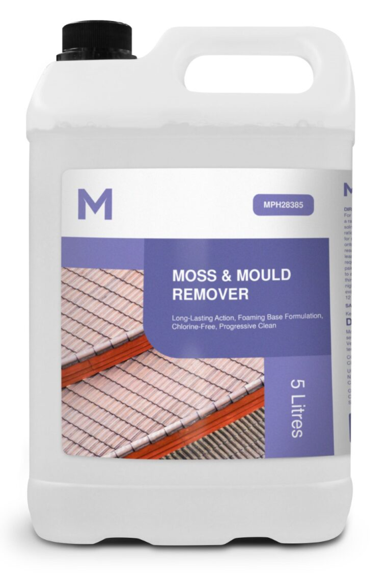 Moss & Mould Remover - Clear, 5L Refill Bottle (Per Bottle)