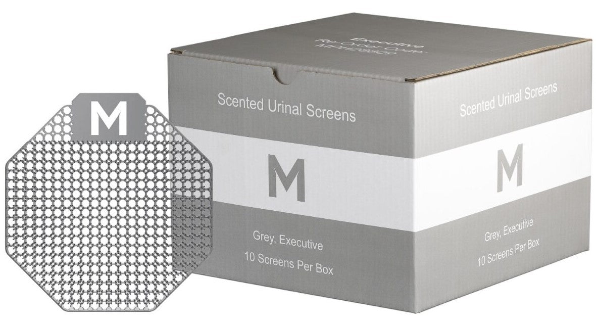 Scented Urinal Screen - Grey, Executive (Per Screen)