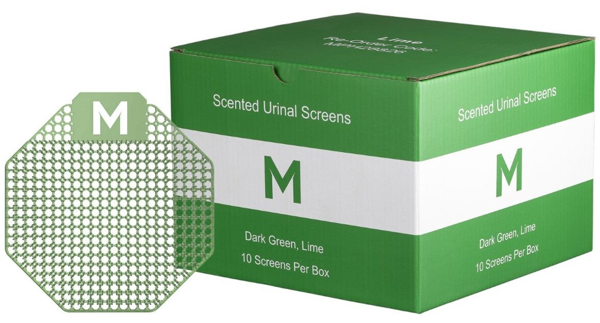 Scented Urinal Screen - Dark Green, Lime (Per Screen)
