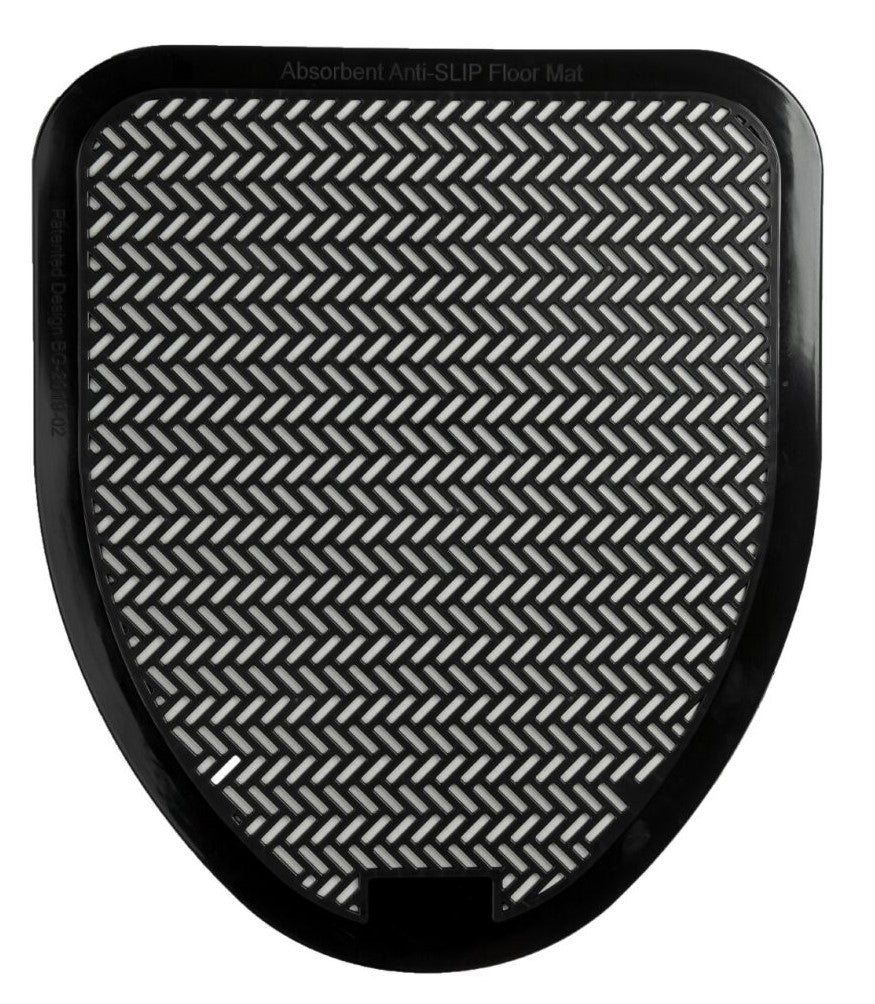 Urinal Floor Mat - Black, 520mm x 450mm (Per Mat)