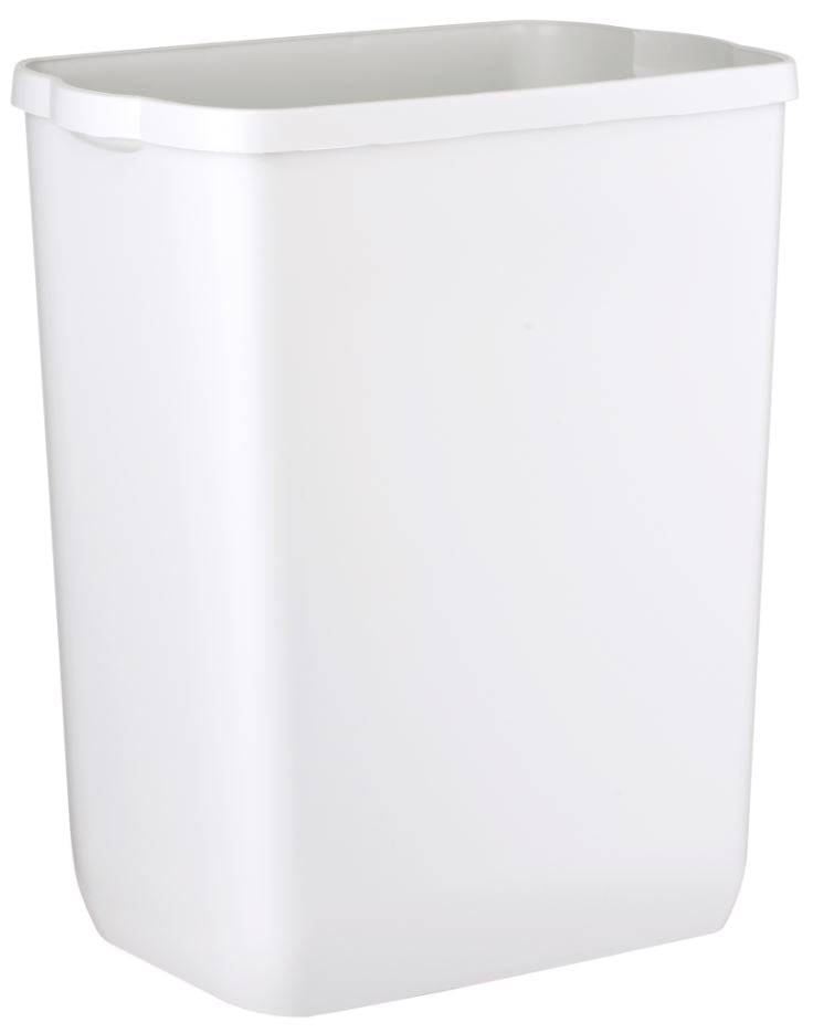 Wall Mount Bin 42L - White, 42L Capacity (Per Each)