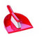 Deluxe Brush & Pan Set - Red, Soft Bristles (Per 1 Set/Pack)