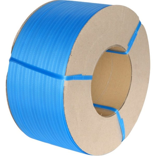 PP Machine Strapping Band - Blue, 12mm x 3000m x 0.65mm, 120kgf (Per Roll)