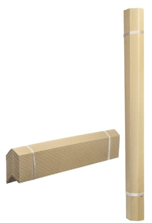 Cardboard Corner Board - Brown, 50mm x 50mm x 4mm x 1000mm (Per 20 Boards/Pack)