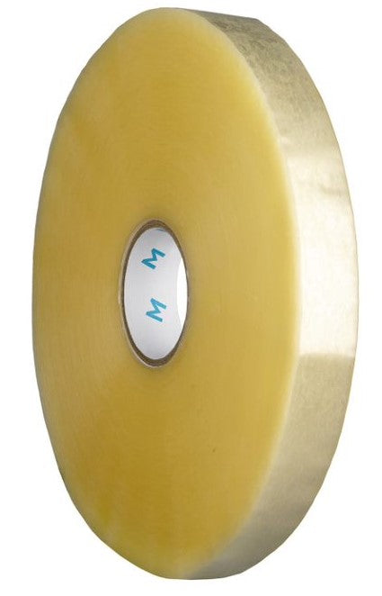 Acrylic Machine Packaging Tape - Clear, 36mm x 1500m x 55mu (Per Roll)