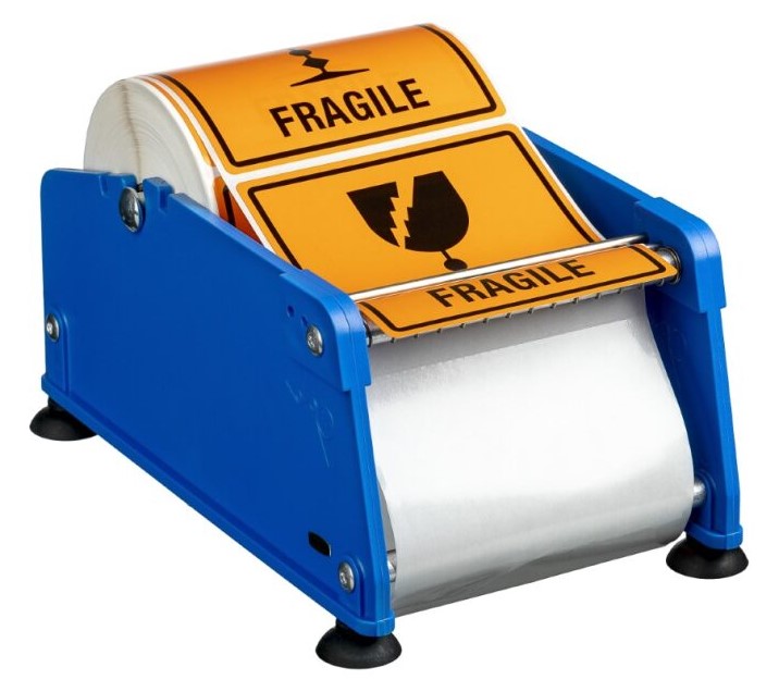 Adhesive Label Dispenser - Blue, 100mm Width (Per Each)