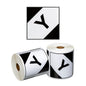 DG Label Limited Quantity Airfreight - White/Black, 99mm x 99mm (Per Roll)