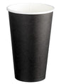 Single Wall PE Paper Cups - Black, 16oz, 510ml (Per 1000 Cups/Box)