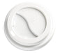 PS Plastic Cup Lids - White, 62mm Diameter (Per 1000 Lids/Box)
