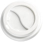 PS Plastic Cup Lids - White, 90mm Diameter (Per 1000 Lids/Box)
