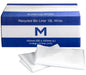 FP Recycled Bin Liner 18L - White, 450mm x 500mm x 20mu (Per 2400 Bags/Box)