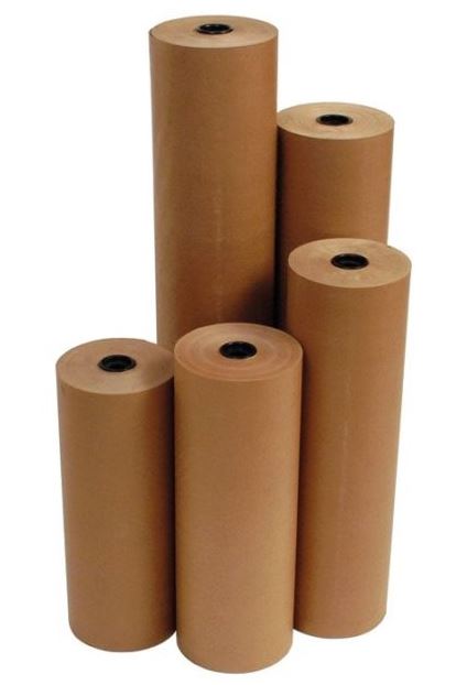 Kraft Paper Roll - Brown, 600mm x 250m, 80gsm (1)