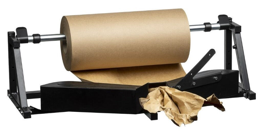 Void Fill Paper Roll Crumpler - Black, 600mm Width (Per Each)