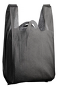 Woven Carry Bag Small - Black, 210mm x 125mm x 290mm, 30gsm (300)