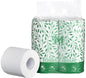 Recycled Unwrapped Toilet Tissue Boxed - White, 2 Ply, 400 Sheets, 4 Pack, FSC Recycled® (Per 48 Rolls/Box)