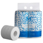 Unwrapped Toilet Tissue Boxed - White, 2 Ply, 400 Sheets, 4 Pack, FSC Mix® (Per 48 Rolls/Box)