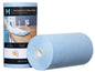 Antibacterial Wavy Wipes - Blue, 300mm x 500mm, 90 Sheets, 80gsm (Per Roll)