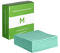 Antibacterial Textile Wipes - Green, 400mm x 400mm, 140gsm (Per Pack)