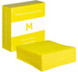Antibacterial Textile Wipes - Yellow, 400mm x 400mm, 140gsm (Per Pack)