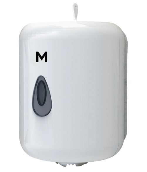 Centre Feed Towel Dispenser - White, 1 Roll Capacity (Per Each)