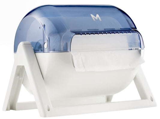 Industrial Roll Dispenser - Transparent, 1 Roll Capacity (Per Each)