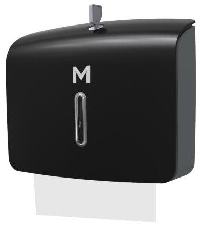 Mini Slimfold Towel Dispenser - Black, 300 Sheet Capacity (Per Each)