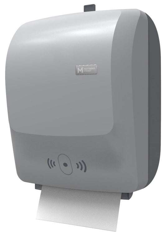 Automatic Cut Roll Feed Dispenser - Silver, 1 Roll Capacity (Per Each)