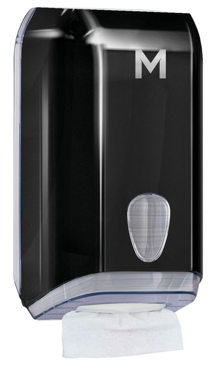Interleave Toilet Tissue Dispenser - Black, 700 Sheet Capacity (Per Each)