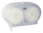 Household Toilet Roll Dispenser - White, 20mm Core Size (Per Each)