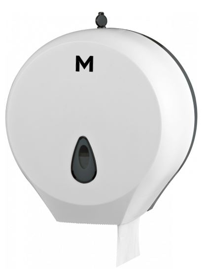 Single Jumbo Roll Dispenser - White, 1 Roll Capacity (Per Each)