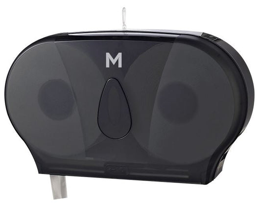 Double Jumbo Roll Dispenser - Black, 2 Roll Capacity (Per Each)