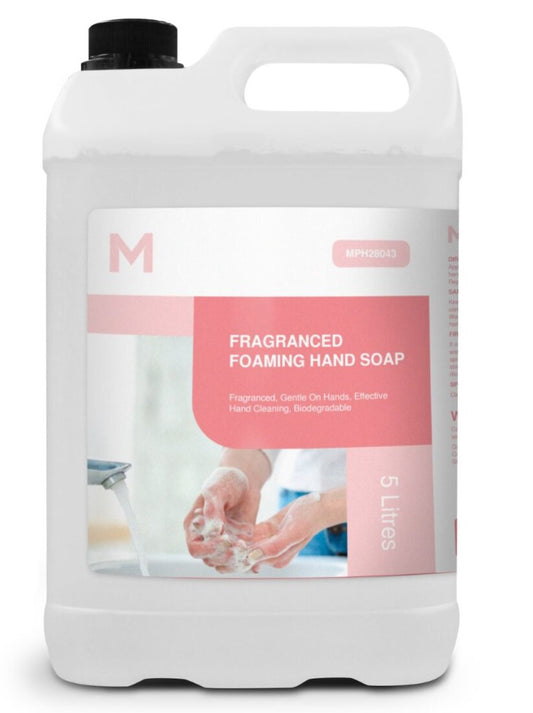 Fragranced Foaming Hand Soap - Clear, 5L Refill Bottle (Per Bottle)
