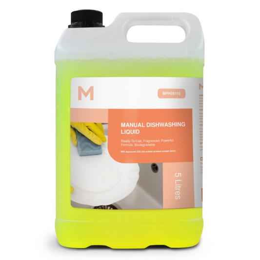 Manual Dishwashing Liquid - Yellow, 5L Refill Bottle (Per Bottle)