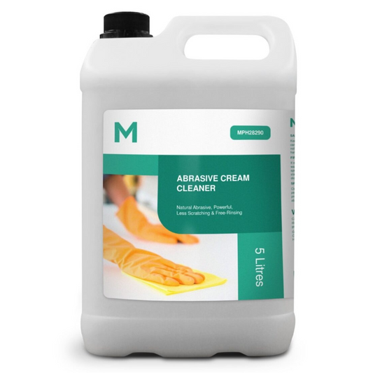 Abrasive Cream Cleanser - White, 5L Refill Bottle (Per Bottle)
