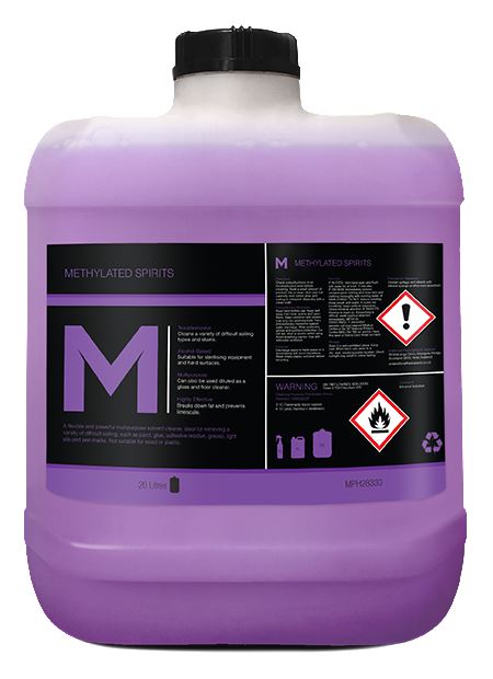 Water Mark Remover - White, 5L Refill Bottle (Per Bottle)