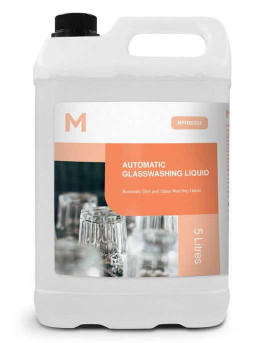 Automatic Glasswashing Liquid - Clear, 5L Refill Bottle (Per Bottle)