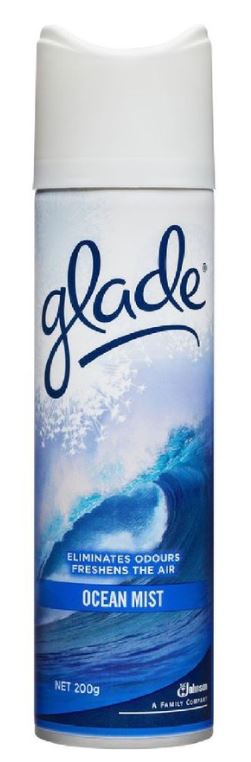 Manual Aerosol Air Freshener - Ocean Mist, 200g (Per Can)