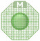 Scented Enzyme Block Urinal Screen - Green, Cucumber Melon (Per Screen)